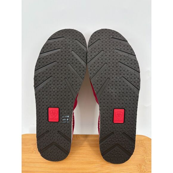 Ariat Vintage Cowgirl Cruiser Red Suede Shoe, Size 8.5 - Picture 7 of 10